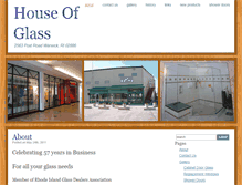Tablet Screenshot of houseofglassri.com